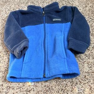 Columbia Two-Tone Blue Fleece Jacket 12-18 Months